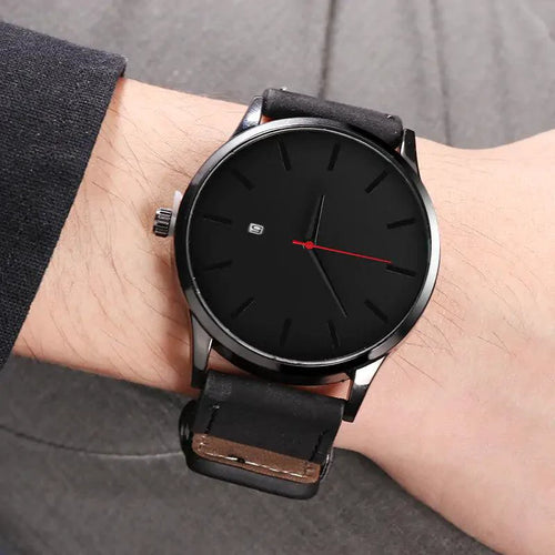 Classic Leather Timepiece - MANDOTOS