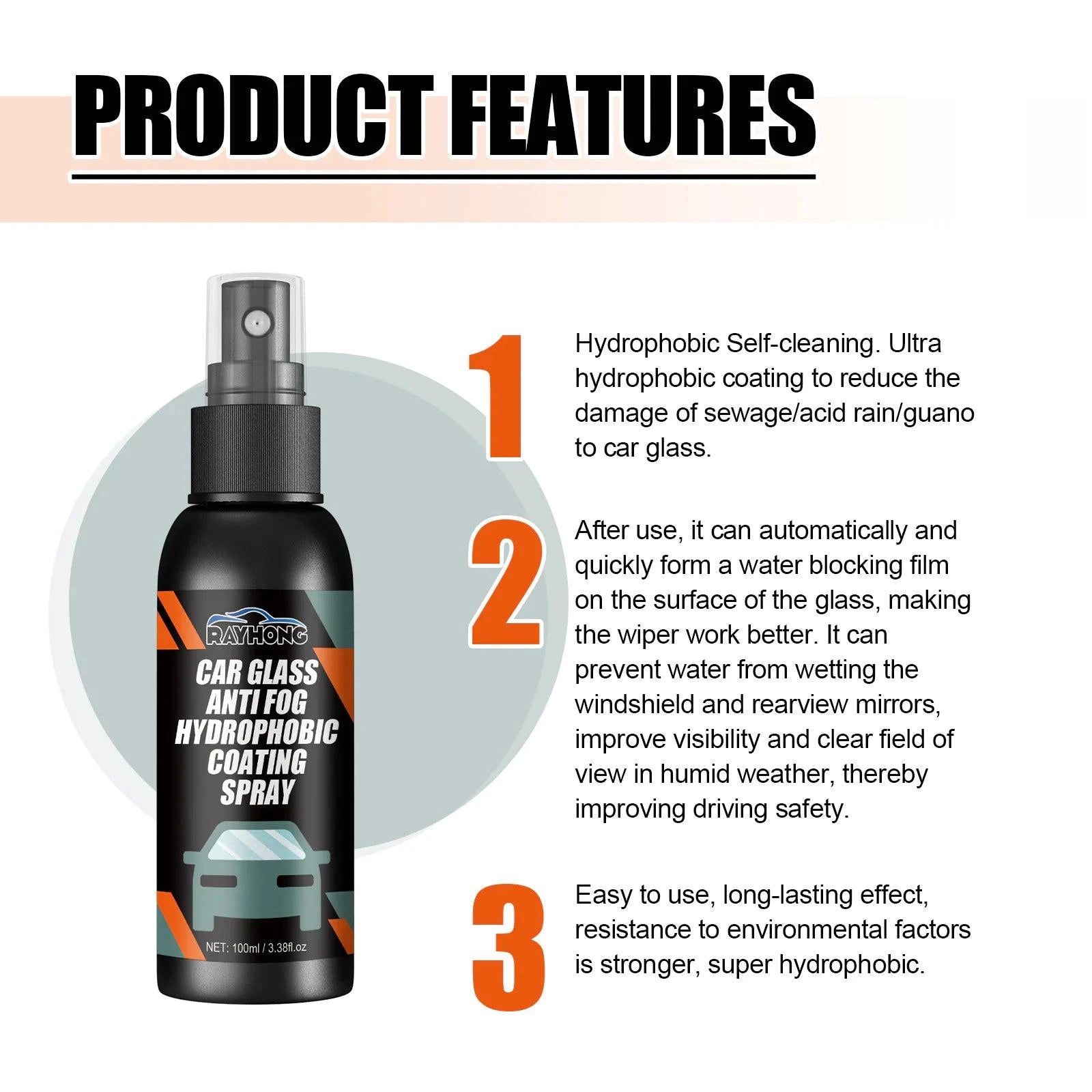 ClearView Auto Glass Repellent - MANDOTOS