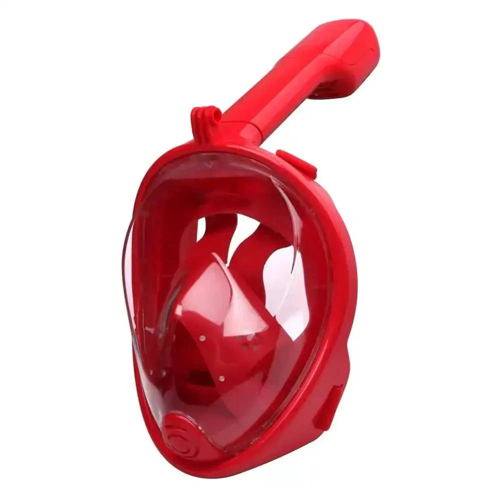 Mandotos ClearView snorkel mask with 180° vision and anti-fog technology for clear underwater adventures.