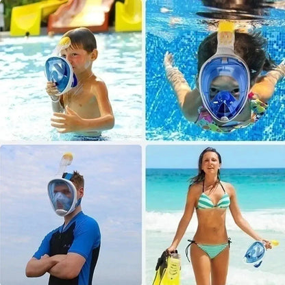 ClearView Snorkel Mask - 180° Vision & Anti-Fog Technology for Ultimate Underwater Adventures - MANDOTOS