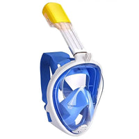 Mandotos ClearView snorkel mask with 180° vision and anti-fog technology for clear underwater viewing.