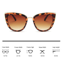 Mandotos Cleo Cat Eye Shades with black frames and tinted lenses, stylish sunglasses for women.