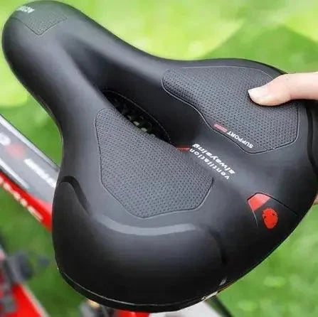 Mandotos Cloud Comfort Bike Saddle with plush, cloud-like cushioning for a comfortable, supportive ride on any bicycle.