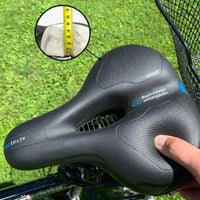 Mandotos Cloud Comfort Bike Saddle with plush, cloud-like cushion for a comfortable riding experience.