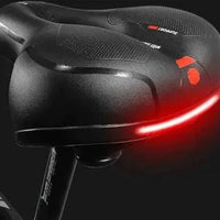 Mandotos Cloud Comfort Bike Saddle with plush, cloud-like cushioning designed for a comfortable, smooth riding experience.