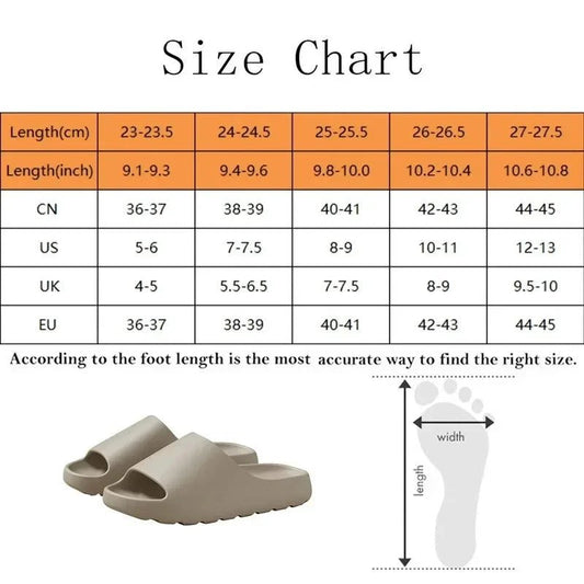 Mandotos Coconut Slippers with thick soles, soft EVA slides for men and women, perfect for summer beach and casual wear.