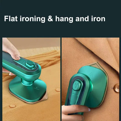 Compact DualMode Steam Brush - MANDOTOS