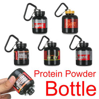 Mandotos Compact Nutrition Flask with leak-proof cap, stainless steel body, ideal for on-the-go protein and supplement drinks.