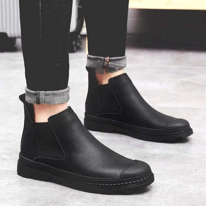 Cozy Leather Footwear - MANDOTOS
