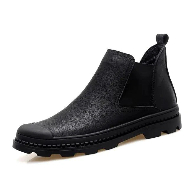 Mandotos cozy leather footwear featuring soft leather material and stylish design, ideal for comfortable everyday wear.
