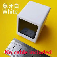 Mandotos Crypto Desk Tracker showing digital display of cryptocurrency prices on a modern desk setup.