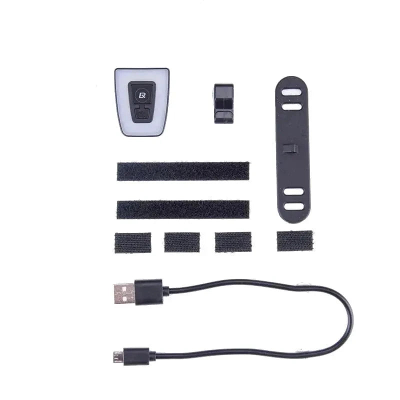 Cyclist's Beacon: USB Rechargeable Waterproof Light - MANDOTOS