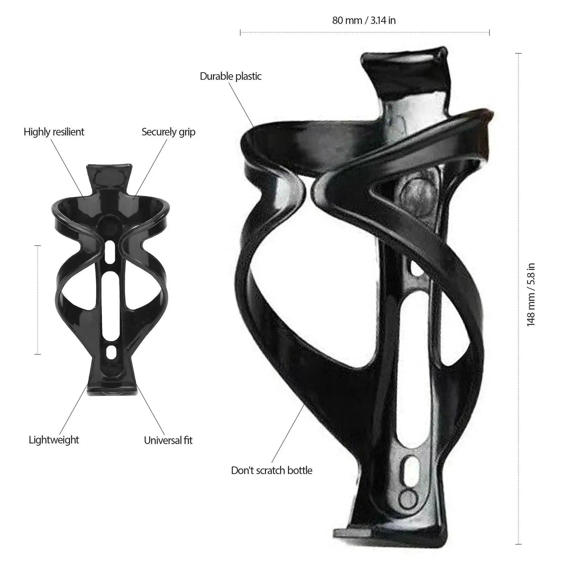 Cyclist's Elite Lightweight Bottle Cage - Ultra-Durable & Sleek Design for Peak Performance - MANDOTOS
