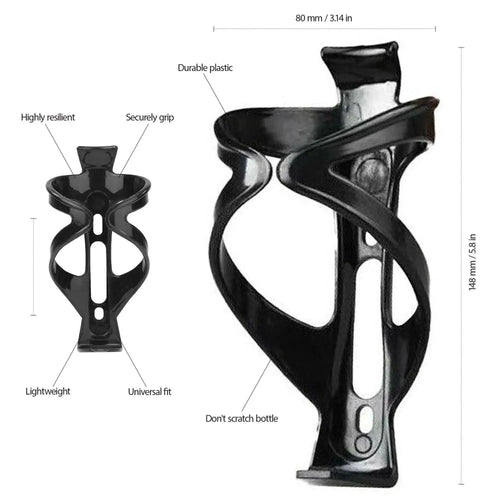 Cyclist's Elite Lightweight Bottle Cage - Ultra-Durable & Sleek Design for Peak Performance - MANDOTOS