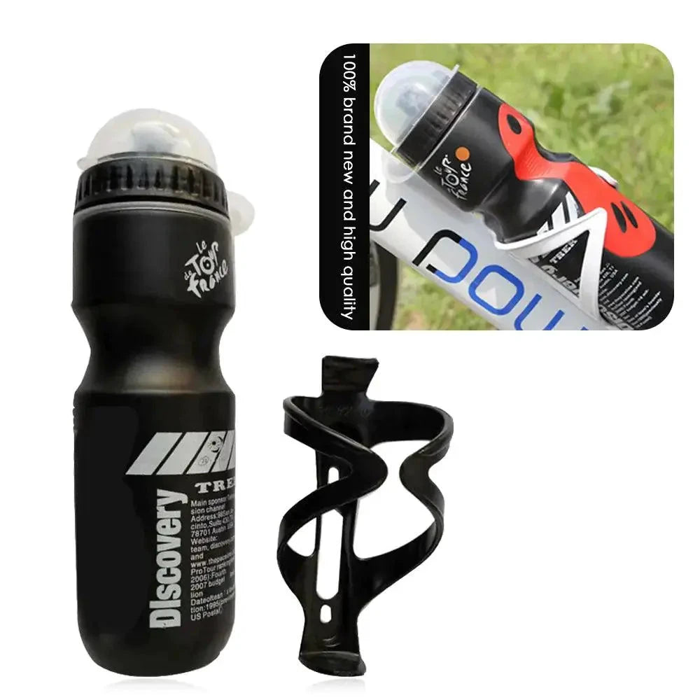 Mandotos cyclist's hydration flask with a secure cap and ergonomic design, ideal for staying hydrated during biking adventures.
