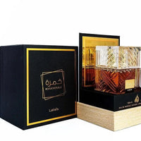 Mandotos Darey Khamrah 100ml men's cologne bottle with lasting wood scent, Arabic perfume for confident men