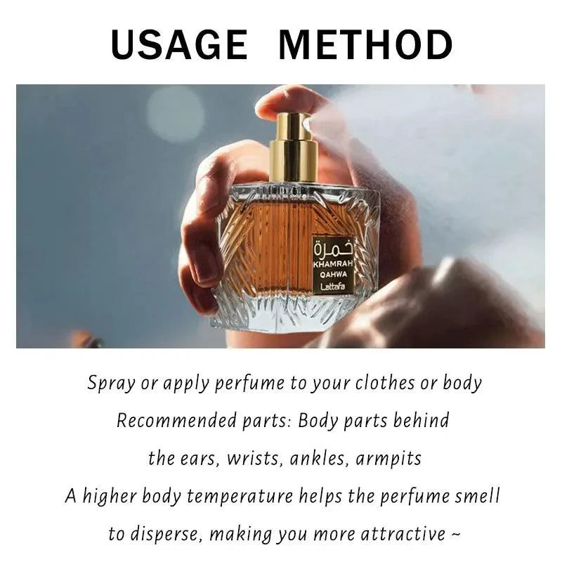 100ml Original Khamrah for Men Fragrance Lasting Fragrance High Quality Arabic Perfume Sexy T Darey Mens Cologne Wood Scent - MANDOTOS