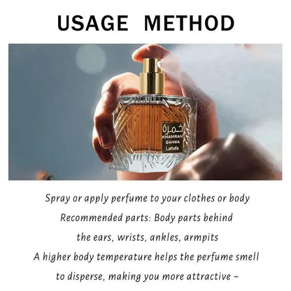 100ml Original Khamrah for Men Fragrance Lasting Fragrance High Quality Arabic Perfume Sexy T Darey Mens Cologne Wood Scent - MANDOTOS