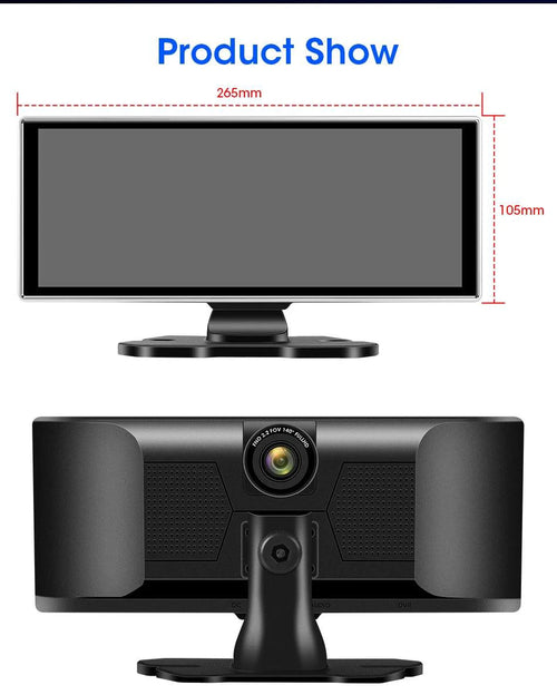 Mandotos dash cam with 10.11.26-inch screen, 4K resolution, and built-in GPS for clear driving footage.