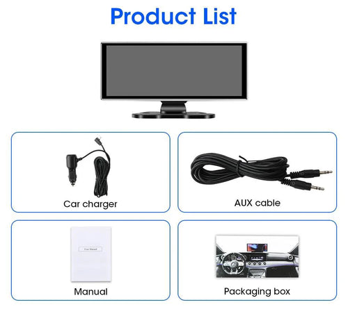 Mandotos dash cam 10.11.26-inch with 4K resolution and built-in GPS, showing the camera lens and display screen.