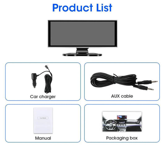 Mandotos dash cam 10.11.26-inch with 4K resolution and built-in GPS, showing the camera lens and display screen.