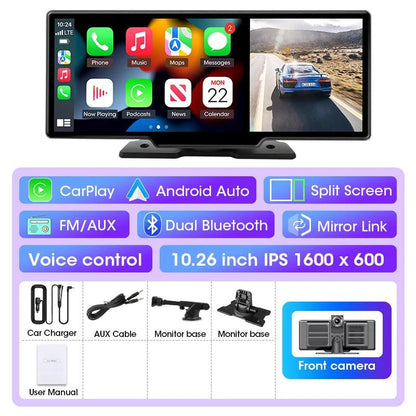 Dash Cam 10.11.26" with 4K Resolution and GPS MANDOTOS INTERNATIONAL