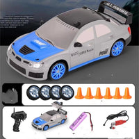 Mandotos 2.4G 4WD RC Drift Car GTR AE86 model remote control racing car toy for children and Christmas gifts.