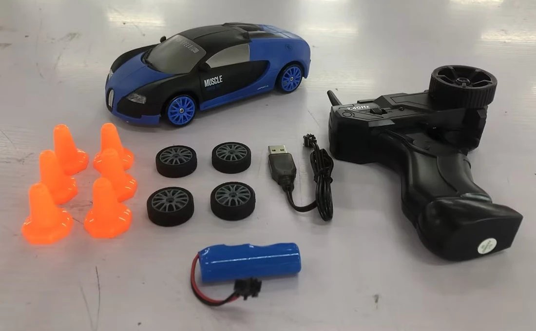 2.4G Drift Rc Car 4WD RC Drift Car Toy Remote Control GTR Model AE86 Vehicle Car RC Racing Car Toy For Children Christmas Gifts - MANDOTOS