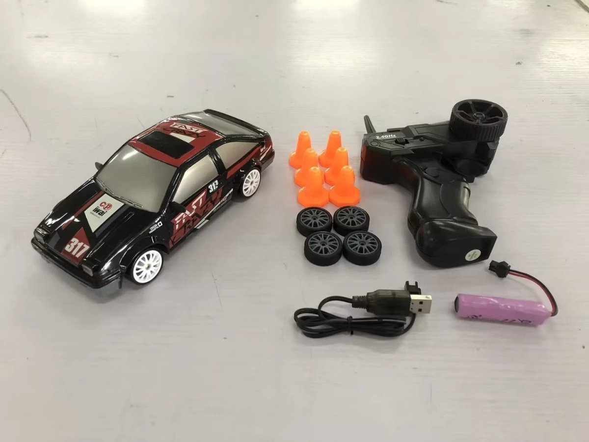 2.4G Drift Rc Car 4WD RC Drift Car Toy Remote Control GTR Model AE86 Vehicle Car RC Racing Car Toy For Children Christmas Gifts - MANDOTOS