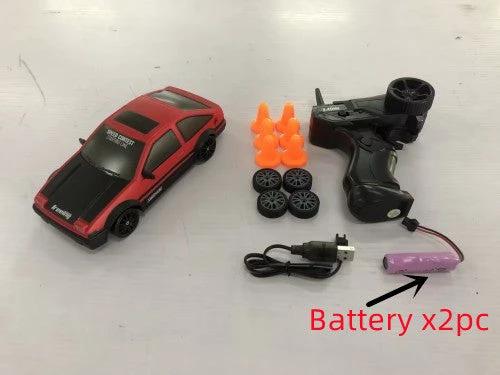 2.4G Drift Rc Car 4WD RC Drift Car Toy Remote Control GTR Model AE86 Vehicle Car RC Racing Car Toy For Children Christmas Gifts - MANDOTOS