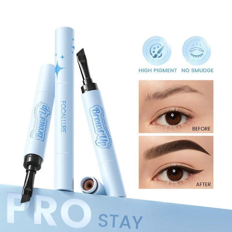 2 In 1 3D Eyebrow Gel Cream Eyeliner Pencil 3 Colors Waterproof Long-lasting Eyebrow Pomade Enhancers Makeup Cosmetics - MANDOTOS