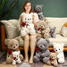 23-45cm New Lovely Hug Roses Teddy Bear Plush Pillow Stuffed Soft Animal Dolls Nice Birthday Gift Girlfriend Valentine's Day - MANDOTOS