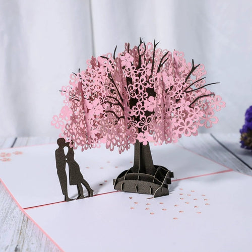 3D Engagement Cards Lovers Wedding Invitation Greeting Cards Laser Cut Valentine's Day Gift Anniversary Card Wholesale - MANDOTOS