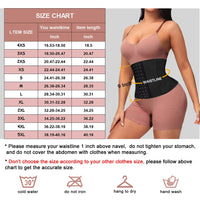 Mandotos ATBUTY 9-inch short torso sport girdle underwear for women with 9 steel bones latex waist trainer corset.