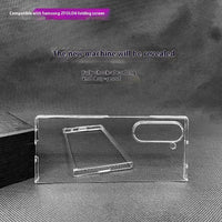 Mandotos transparent hard shell phone case with high permeability and HD anti-fall protection for a smartphone.