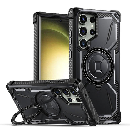 Phone Case Ring Magnetic Drop-resistant Protective Cover - MANDOTOS