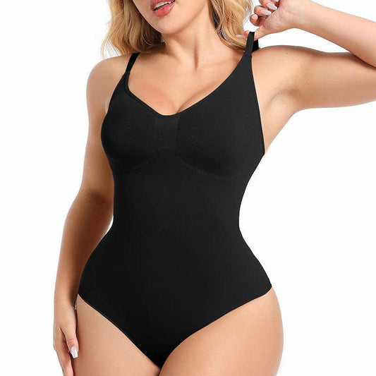 Dropship Seamless Boyshorts Shapewear Slimming Fajas Bodysuit Plus Size Faha Sculpt Body Shaper For Women Seamless Shapewear - MANDOTOS