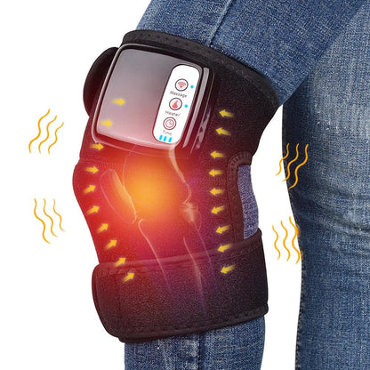 Electric Infrared Knee Massager With Adjustable Heat And Compression Portable For Joints And Muscles - MANDOTOS