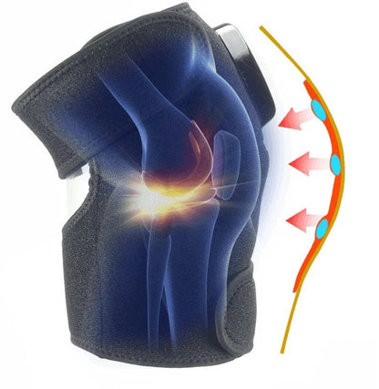 Electric Infrared Knee Massager With Adjustable Heat And Compression Portable For Joints And Muscles - MANDOTOS