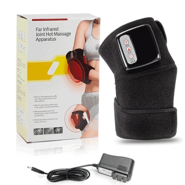 Electric Infrared Knee Massager With Adjustable Heat And Compression Portable For Joints And Muscles - MANDOTOS