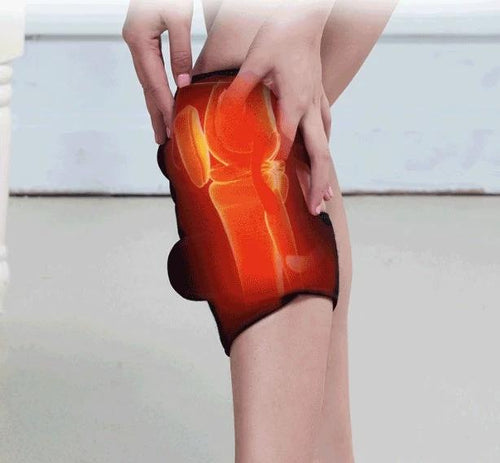 Electric Infrared Knee Massager With Adjustable Heat And Compression Portable For Joints And Muscles - MANDOTOS