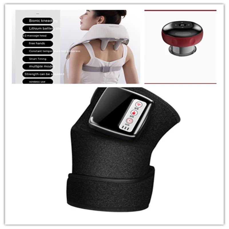 Electric Infrared Knee Massager With Adjustable Heat And Compression Portable For Joints And Muscles - MANDOTOS