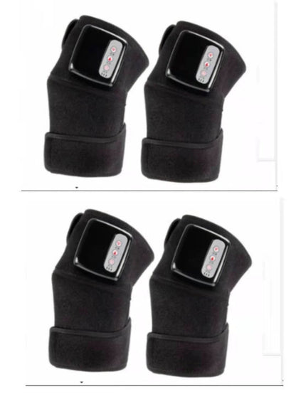 Electric Infrared Knee Massager With Adjustable Heat And Compression Portable For Joints And Muscles - MANDOTOS