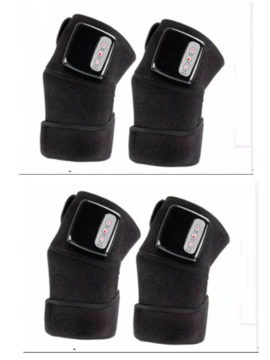 Electric Infrared Knee Massager With Adjustable Heat And Compression Portable For Joints And Muscles - MANDOTOS