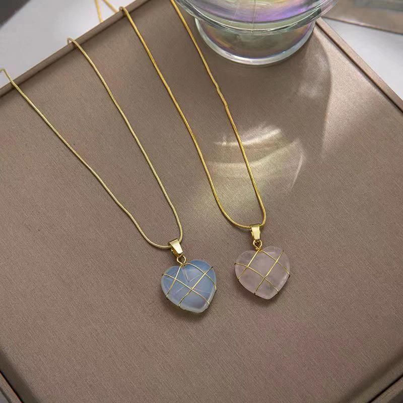 Fashion Moonstone Necklace - Cartoon Princess Love Girl Jewelry - MANDOTOS