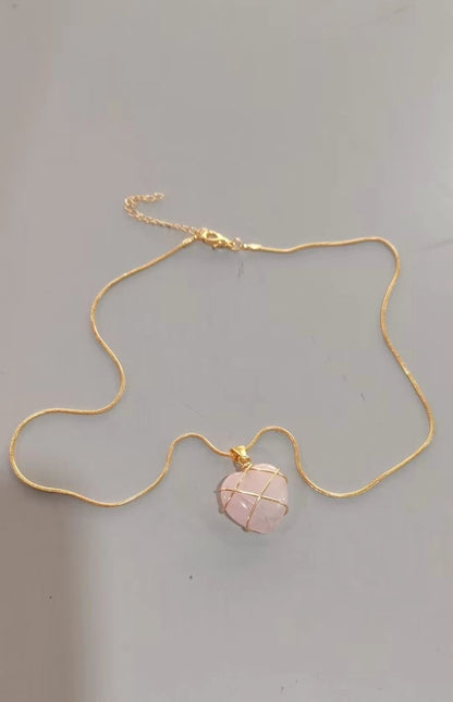 Fashion Moonstone Necklace - Cartoon Princess Love Girl Jewelry - MANDOTOS