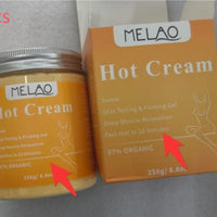 Mandotos Fat Burner Weight Loss Cream anti-cellulite hot massage gel, showing the cream in a white jar with a blue lid.