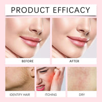 Mandotos Hair Identifier Spray for Face Dermaplaning, a women's grooming tool used to identify facial hair before treatment.