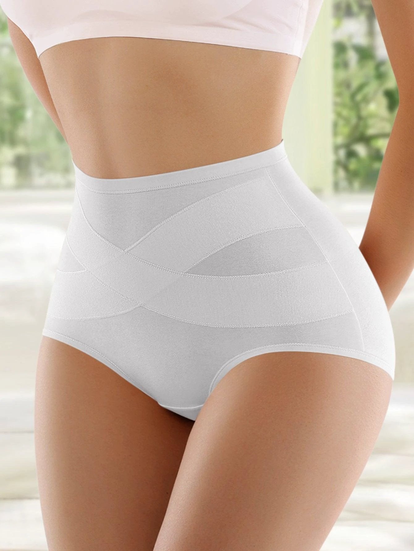 High Waist Shaping Briefs for Confident Curves - Large Size Ladies’ Underwear - MANDOTOS