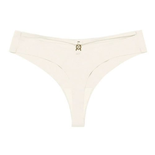 Ice Silk G-String Thong Set for Women | Seamless Low-Waist with Hollow Out T-Back Design | Confidently Sexy Lingerie - MANDOTOS